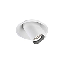 Plafondinbouwarmatuur BLIEK ROUND 1.0 draaibaar, roteerbaar IP20, wit dimbaar