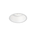 Inbouwspot DEEPER 1.0 - LED stijf, multipower, met klemveren IP20, mat, verkeerswit dimbaar