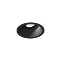 Plafondinbouwarmatuur DEEP ADJUST PETIT 1.0 cardanisch draaien, met klemveren IP20, mat, gitzwart dimbaar