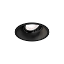 LED Recessed spot DEEP PETIT ADJUST 1.0, 350mA, 6W 3000K, CRi >90, with leaf springs, black