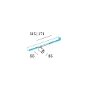 Wever & Ducr� Railspot CENO 1.0 ON STREX 48V TRACK - ON/OFF voor BAP, schakelbaar, cardanisch draaien IP20, mat, gitzwart 