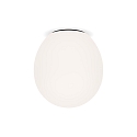Ceiling luminaire DRO 3.0, � 29cm, E27, A60 max. 12W, aluminum / glass, white
