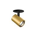 Downlight CENO 1.0 draaibaar, roteerbaar IP20, goud, zwart dimbaar
