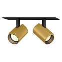 Downlight CENO 2.0 2-vlams, draaibaar, roteerbaar IP20, goud, zwart dimbaar