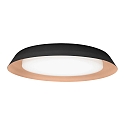 LED Wall /Ceiling luminaire TOWNA 2.0, IP44, � 46.1cm, 3000K, dimmable, black copper