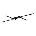 ceiling luminaire TRACE GRID 1.0 down, direct IP20, champagner, mat, deep black dimmable