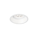 Downlight DEEP 1.0 met bladveren IP20, wit dimbaar