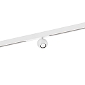 Spotlight op rail LECA ON STREX 1.0 met adapter IP20, wit mat dimbaar