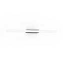 Wandarmatuur LARRA OPAL 2.0 S14d IP20, zwart mat dimbaar