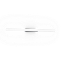 Wandarmatuur LARRA OPAL 2.0 S14d IP20, aluminium geborsteld dimbaar
