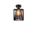 Plafondarmatuur WIRO 1.8 WIRO CEILING SURF E27 IP20, zwart 