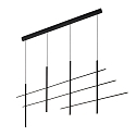 Pendelarmatuur NET CEILING SUSP 4.0 IP20, zwart mat dimbaar