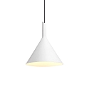 Design Pendant luminaire SHIEK 3.0, � 25.2cm, E27 max. 20W, dimmable, white