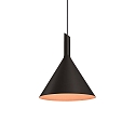 Design Pendant luminaire SHIEK 3.0, � 25.2cm, E27 max. 20W, dimmable, black copper