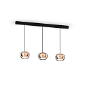 Wever & Ducr� pendant luminaire WETRO 1.0 1 flame Dim-To-Warm IP20, copper dimmable