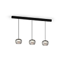 Wever & Ducr� pendant luminaire WETRO 1.0 1 flame Dim-To-Warm IP20, smoky colour dimmable