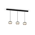 Wever & Ducr� pendant luminaire WETRO 1.0 1 flame Dim-To-Warm IP20, smoky colour dimmable
