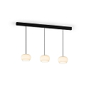 Wever & Ducr� pendant luminaire WETRO 1.0 1 flame Dim-To-Warm IP20, taupe dimmable