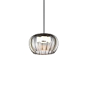 pendant luminaire WETRO 2.0 1 flame Dim-To-Warm IP20, smoky colour dimmable