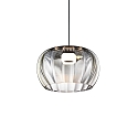 Wever & Ducr� pendant luminaire WETRO 3.0 1 flame, Dim-To-Warm IP20, smoky colour dimmable
