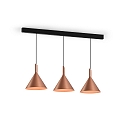  LED Design Pendant luminaire SHIEK 3.0, � 25.2cm, 11W 1800-2850K, CRi >90, dimmable, copper