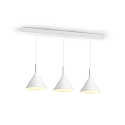 Wever & Ducr� LED Design Pendant luminaire SHIEK 3.0, � 25.2cm, 11W 1800-2850K, CRi >90, dimmable, white