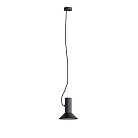 Pendant luminaire ROOMOR 1.0 PAR16, GU10, 250cm, deep black, with shade 1.0