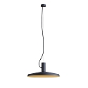 Pendant luminaire ROOMOR 1.0 PAR16, GU10, 250cm, deep black, with shade 4.0, deep black gold