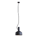 Pendant luminaire ROOMOR 1.0 PAR16, GU10, 600cm, deep black, with shade 2.0