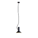 Pendant luminaire ROOMOR 1.0 PAR16, GU10, 600cm, deep black, with shade 1.0, deep black gold