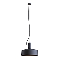 Pendant luminaire ROOMOR 1.0, E27, 600cm, deep black, with shade 3.0