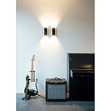 Wever & Ducr� outdoor wall luminaire BOX MINI 1.0 GU10 IP20, gold dimmable