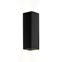 Wandarmatuur DOCUS MINI 2.0 up down GU10 IP20, zwart dimbaar