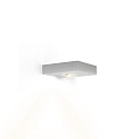 Wandarmatuur LEENS 1.0 - UP OR DOWN 1-vlams, met lensoptiek IP20, aluminium geborsteld dimbaar
