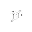 Wever & Ducr� Wandarmatuur CENTRAL 1.0 - UP OR DOWN 1-vlams, plat IP20, aluminium geborsteld dimbaar