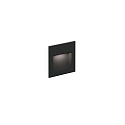 wall recessed luminaire ORIS WALL REC 0.8 / 350/700MA down, current constant, indirect IP20, black matt 