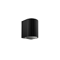 Wandarmatuur TRACE WALL SURF 1.0 IP20, zwart mat dimbaar