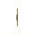 wall luminaire TRACE SLIM WALL SURF 1.0 IP20, champagner, black matt dimmable