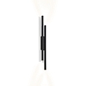 Wandarmatuur TRACE SLIM WALL SURF 2.0 IP20, zwart mat dimbaar