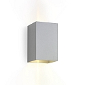 Wandarmatuur BOX WALL SURF 4.0 IP20, aluminium geborsteld dimbaar