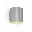 Wandarmatuur RAY WALL SURF 4.0 IP20, aluminium geborsteld dimbaar