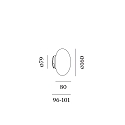 Wever & Ducr� mirror luminaire PERLEZ CLIP IP44 2.0 - � 16CM IP44, white dimmable