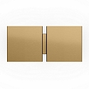 Wandarmatuur CG SQUARE 2G BIG E27 IP20, champagne