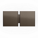 Wandarmatuur CG SQUARE 2G BIG E27 IP20, brons