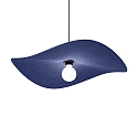 Pendelarmatuur WAVE SOFT 1.0 E27 IP20, indigoblauw