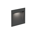 outdoor recessed luminaire ORIS OUTDOOR WALL REC 1.3 down, current constant, indirect IP65, anthracite 