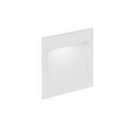 outdoor recessed luminaire ORIS OUTDOOR WALL REC 1.3 down, current constant, indirect IP65, white matt 