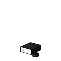 Strijklicht STAKE OUTDOOR FLOOR PROJ 1.0 IP65, zwart mat dimbaar