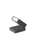 Strijklicht STAKE FOLD OUTDOOR FLOOR PROJ 1.0 IP65, antraciet dimbaar