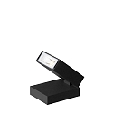 Strijklicht STAKE FOLD OUTDOOR FLOOR PROJ 1.0 IP65, zwart mat dimbaar